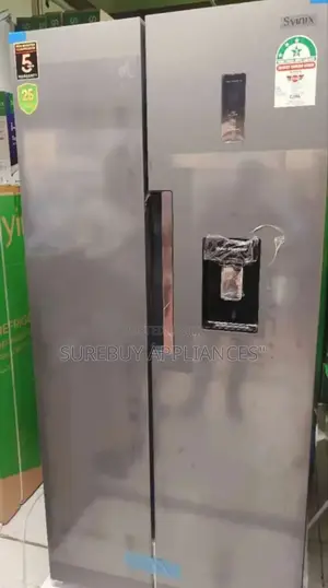 Syinix 460l Side by Side Double-Door Fridges With Dispenser