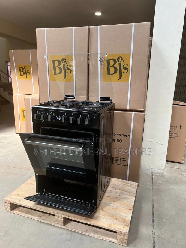 Black Elite New Model Bj's 3gas+1hotplate 60*60 Cooker - main view
