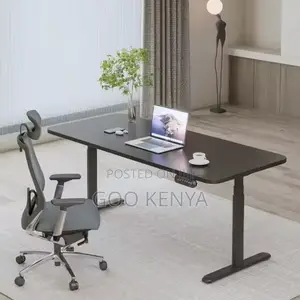 Office Table ; 140cm Adjustable Height Computer Table
