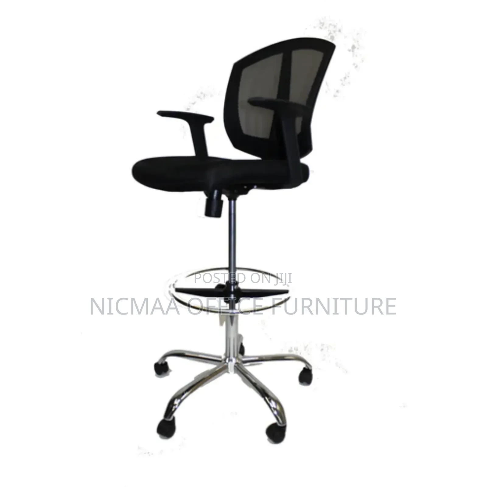 Low Back Adjustable Swivel Bar Seat