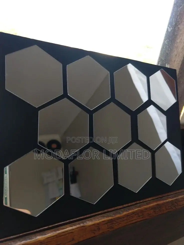 . Hexagon Mirror Tiles – Perfect Symmetry
