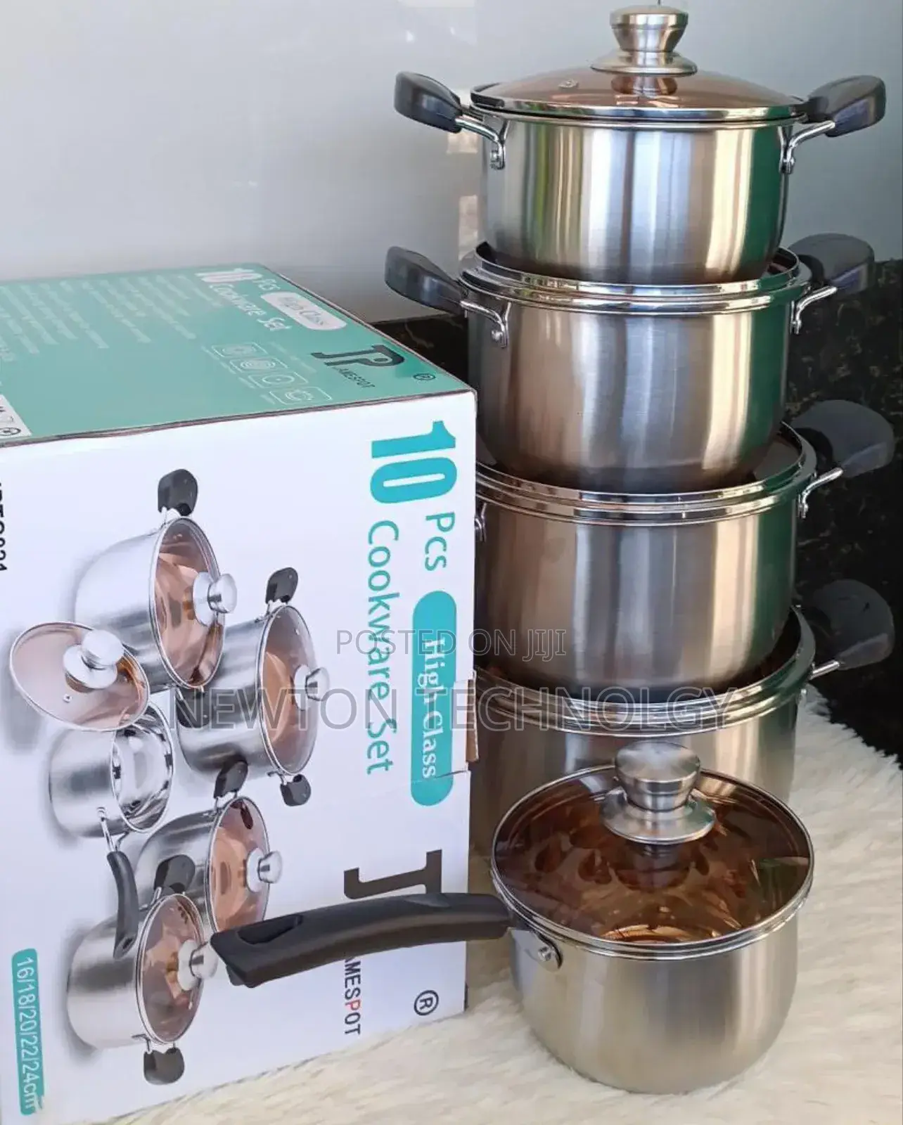 10 PCS Jp Stainless Cookware