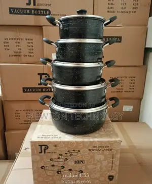 New Model 10 Pieces Jp Non Stick Cookware Set