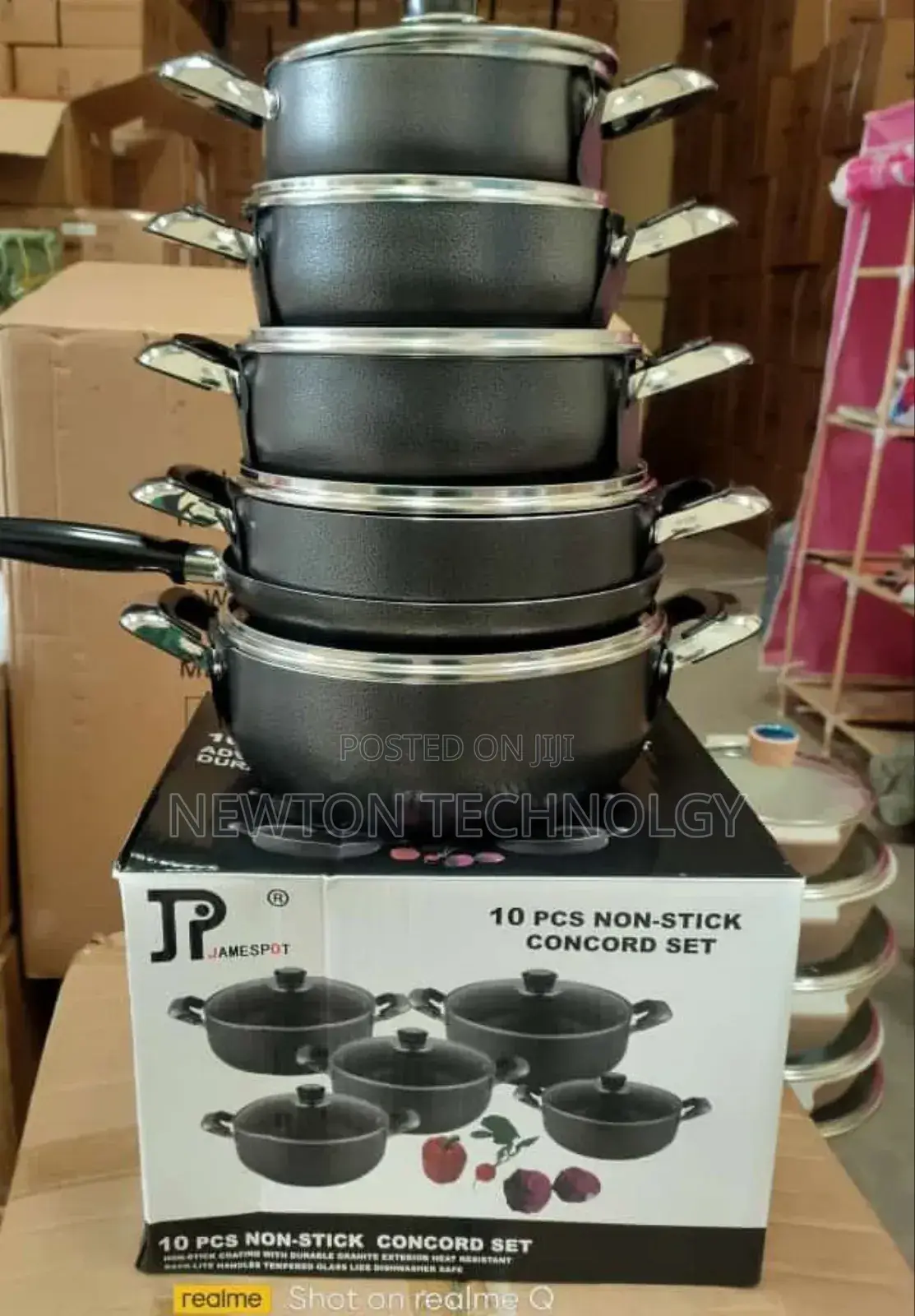 10 Pieces Heavy Duty Jp Non Stick Cookware Set