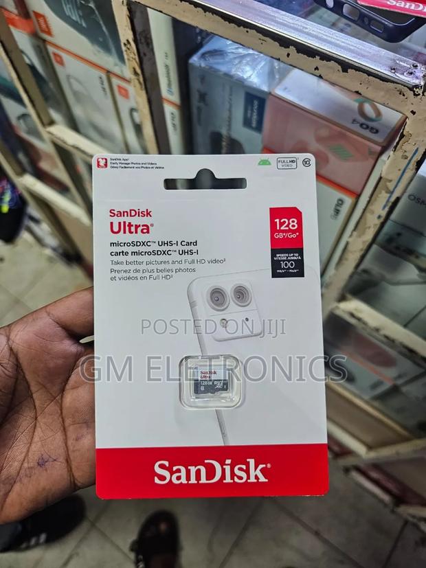 128gb Sandisk Micro Sd 100mb/S-New Version. - main view