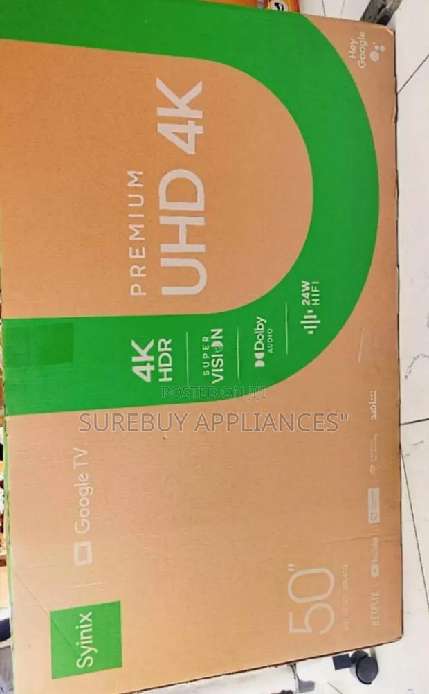 Syinix 50u61g 50′′ Smart Google Tv - main view