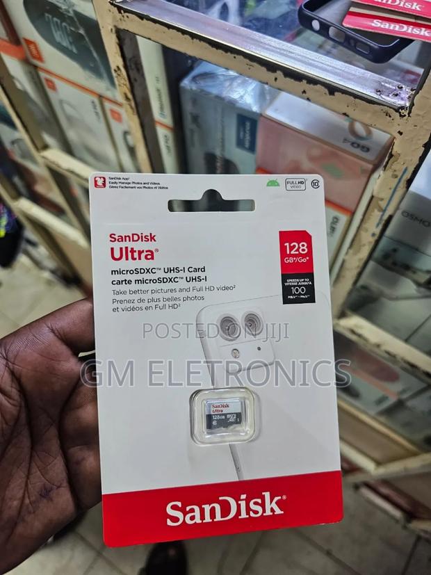 128gb Sandisk Micro Sd 100mb/S-New Version. - thumbnail 2