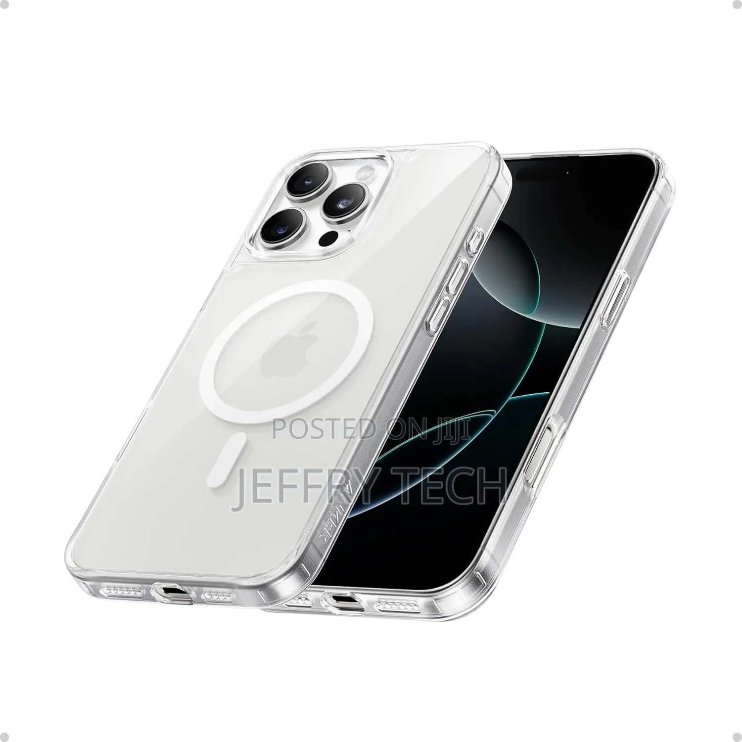 Anker Maggo Clear Magnetic Phone Case for iPhone 16 Pro Max