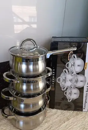 Edenberg Eb-3717 Stainless Steel Cookware Set 8pcs
