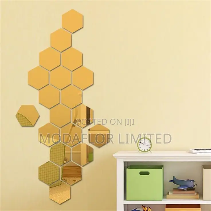 Hexagon Mirror Art – Make a Statement