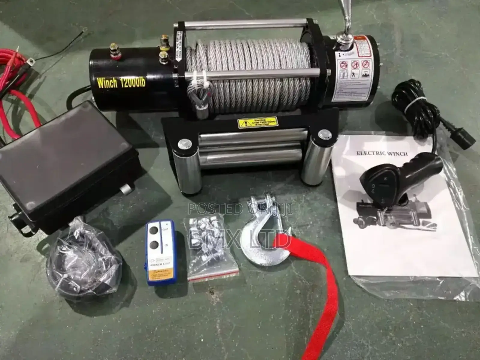 Car Self Rescue Electric Winch 12v Heavy Duty Winch