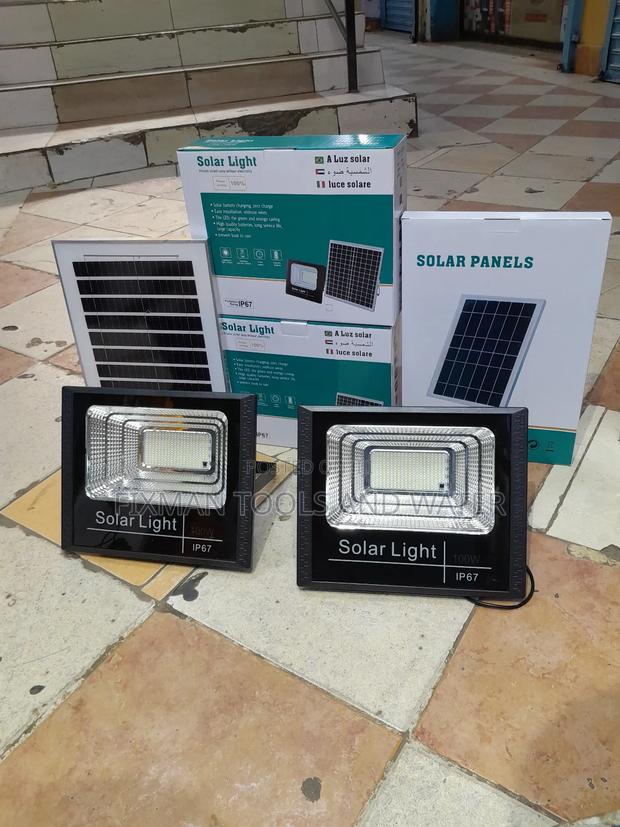Top Bright Security Solar Light 100 Watts With Sensor - main view