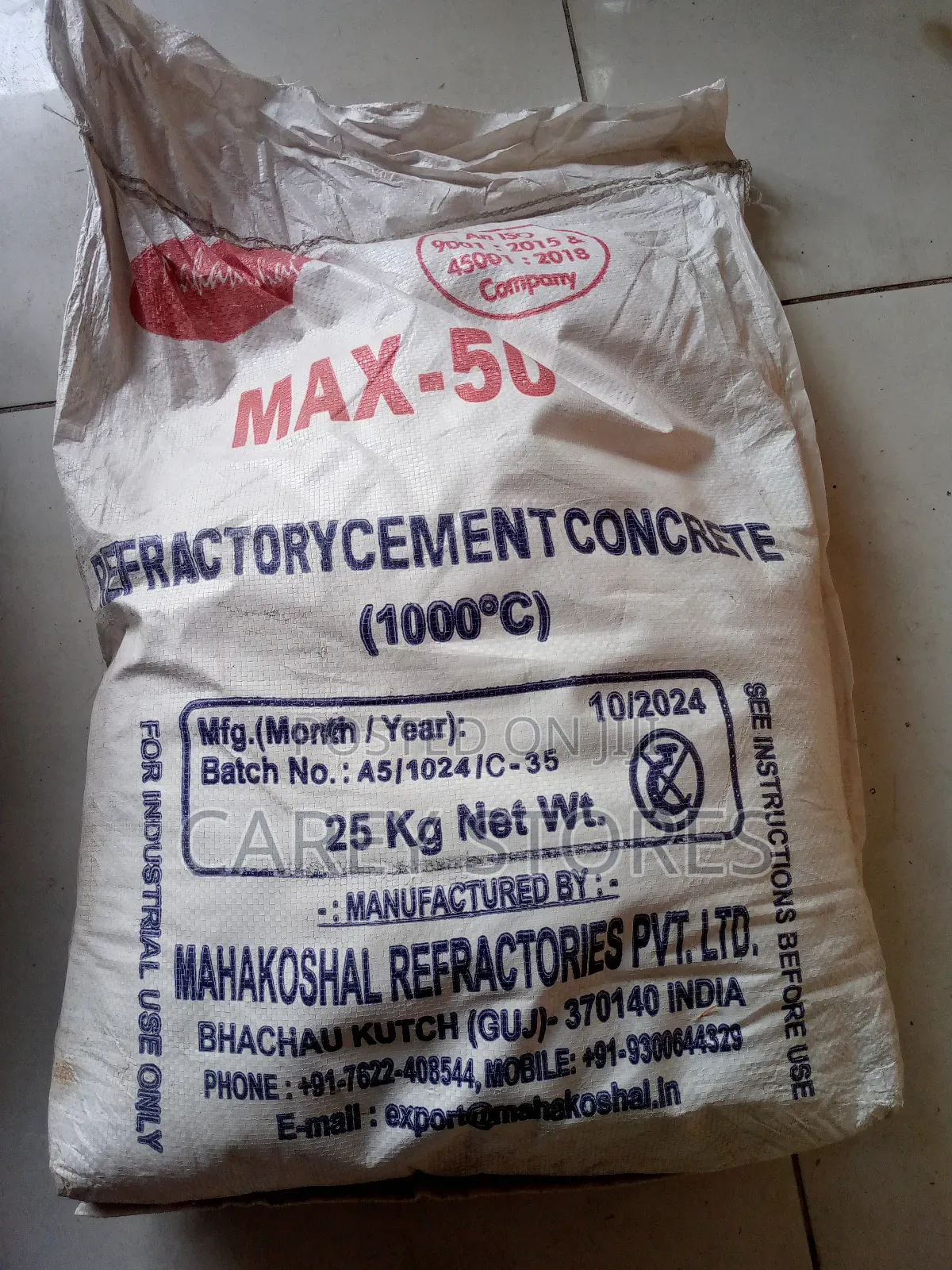Alumina Refractory Cement