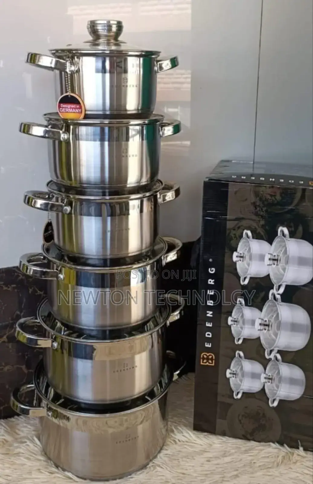 Stainless Steel Cookware 12pcs