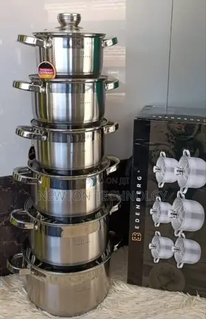 Stainless Steel Cookware 12pcs