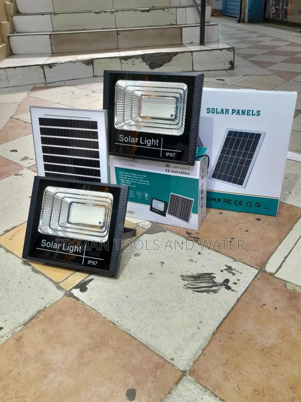 Best Solar Flood Light 100watts + Panel And Remote - main view