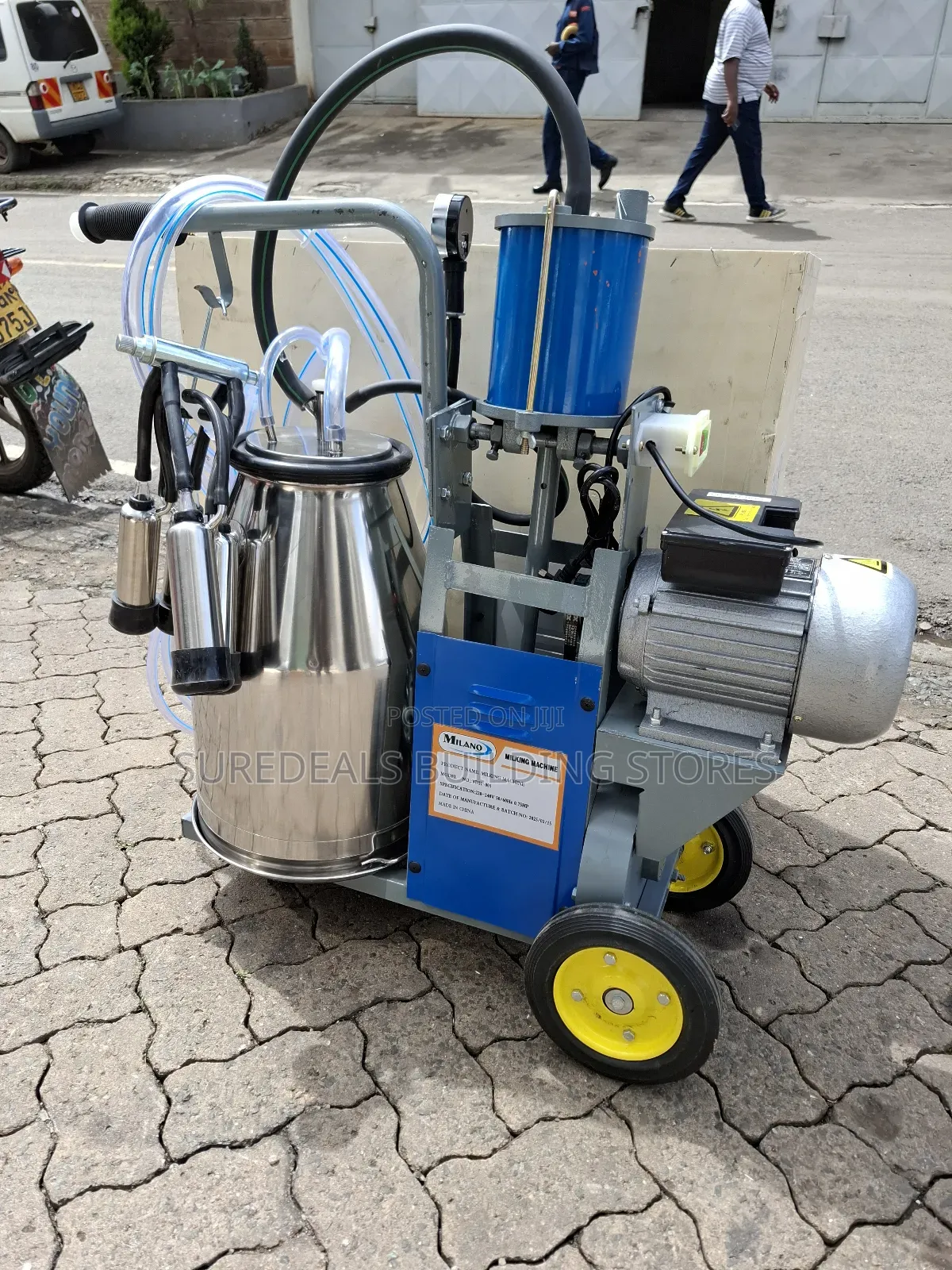 Single Bucket(25ltrs) Milking Machine
