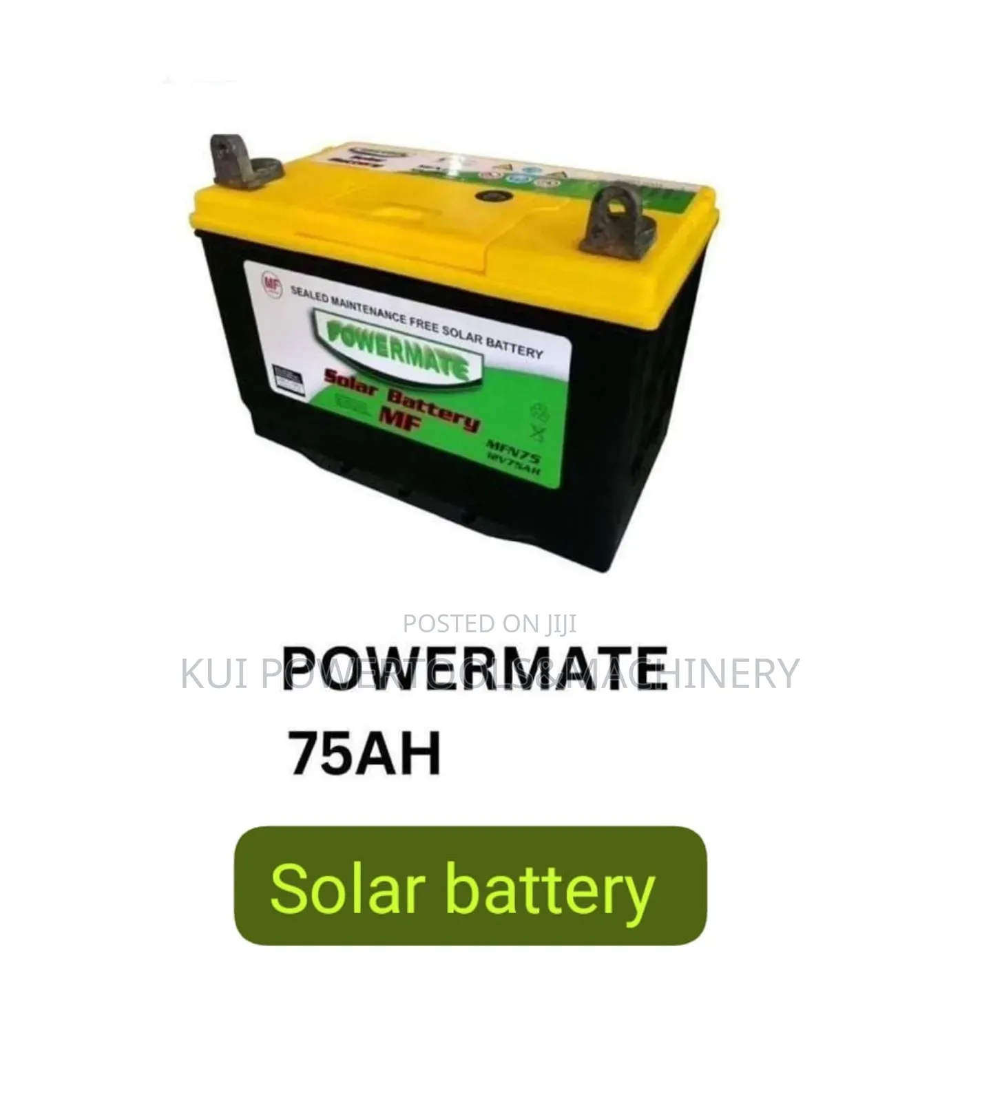 75amp Powermate Solar Battery/ 75ah Solar Battery