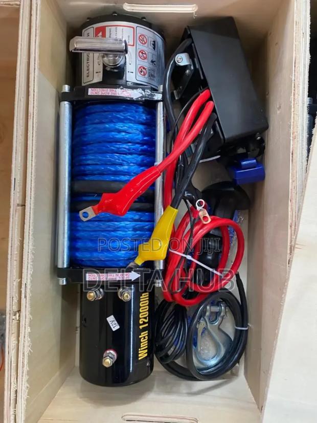 Wireless Remote Control New 12v Auto Steel Wire Rope - main view