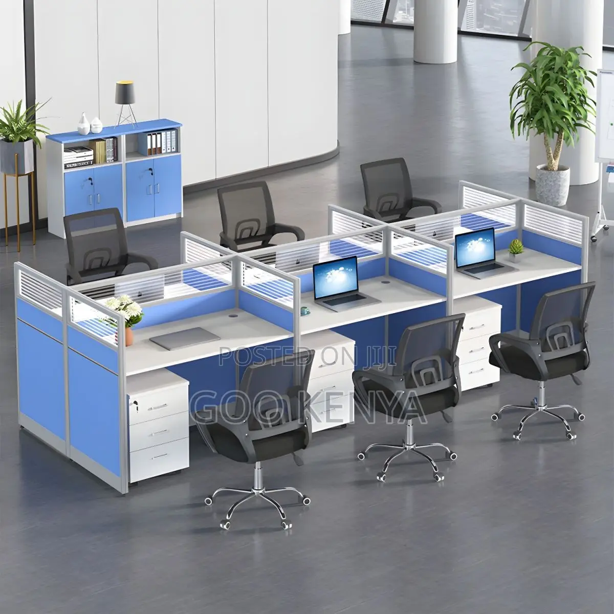 Office Desk ; 6-Way Quality Modular Workstation Desk