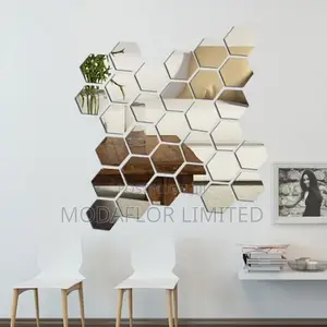Hexagon Acrylic Mirrors – Easy Peel Stick Décor!