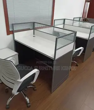 Workstations: Simple Single-Seater Workstation Furniture
