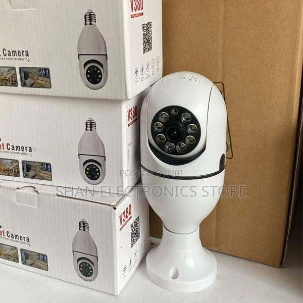 1080p Wifi Bulb Camera PTZ V380 Pro App, Baby Monitor