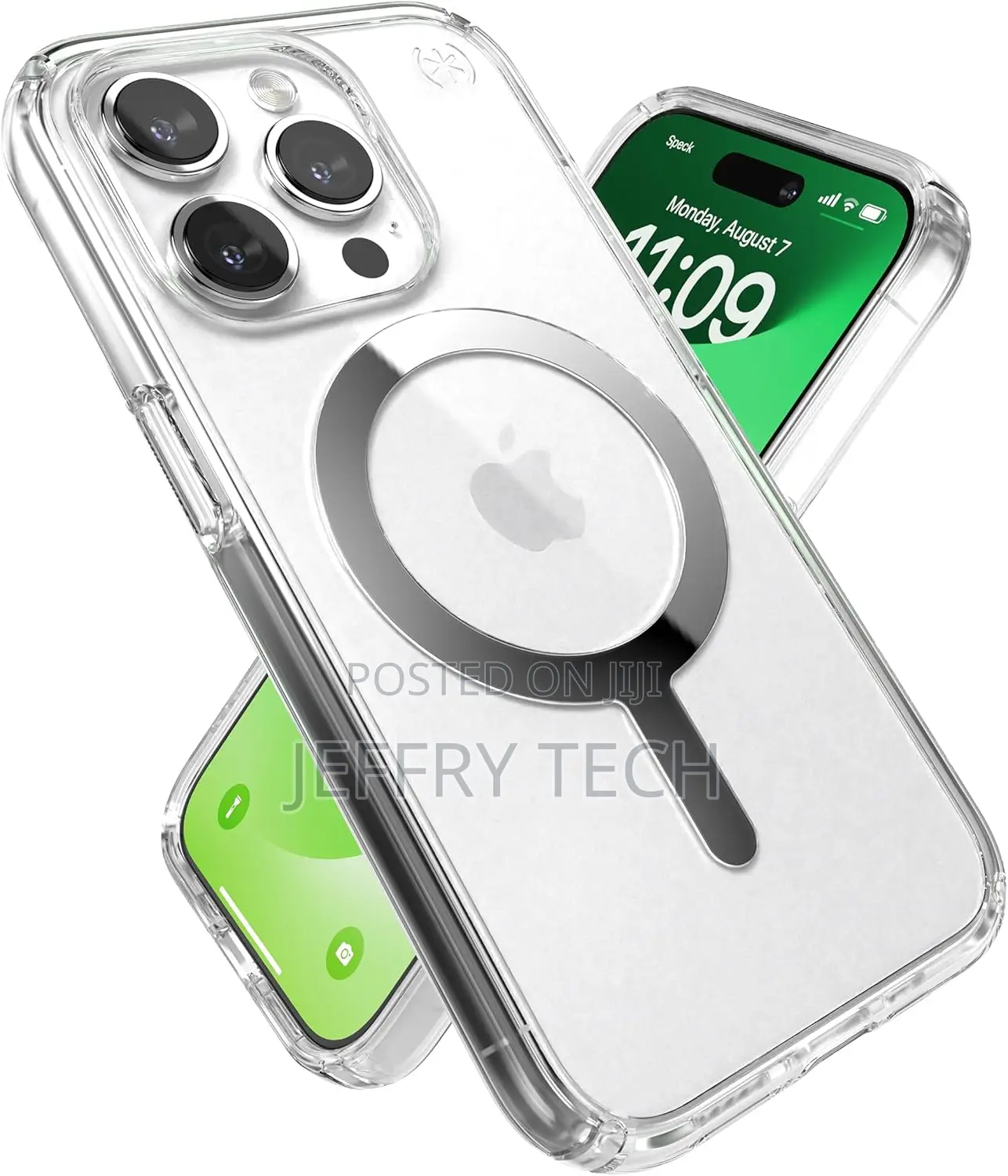 Speck Clear iPhone 15 Pro Case - Built for Magsafe