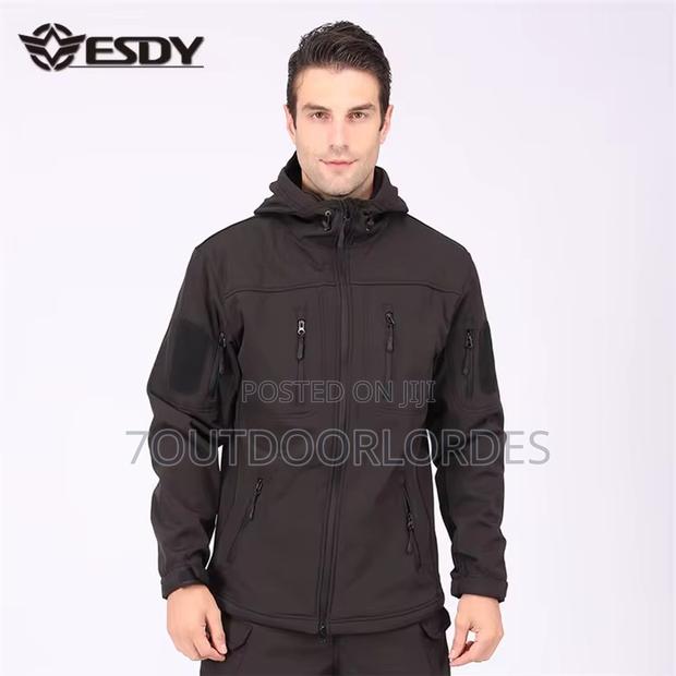Tactical Waterproof Softshell Jackets Black
