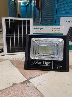 Extended Solar Flood Light 300 Watts + Panel And Remote