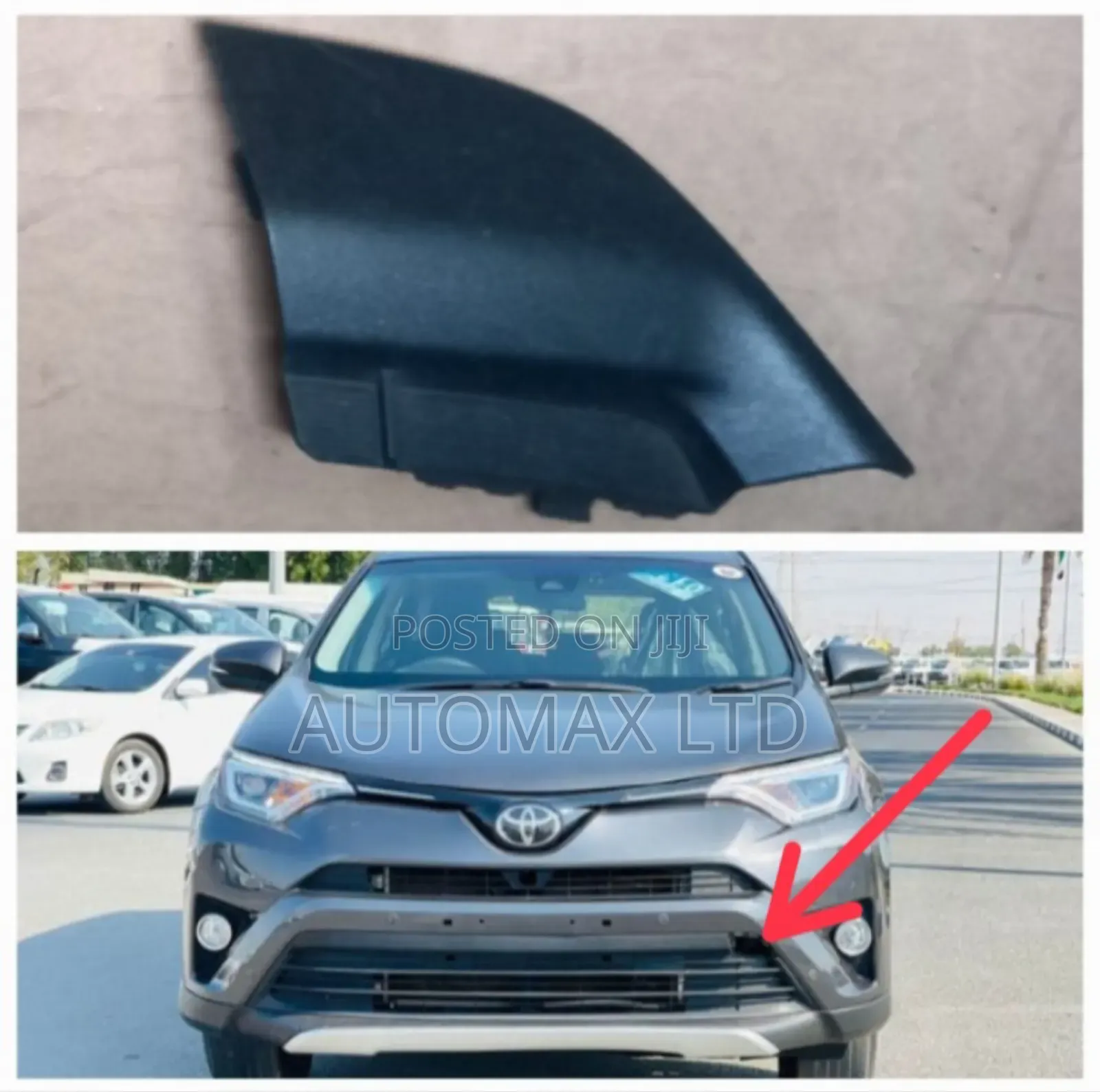 Ala36: Toyota Rav4, Yr2016, Front Left Towing Cap Cover