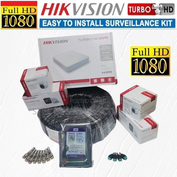 Real Time Capture Hikvision 4 1080p CCTV Cameras Full Kit - main view