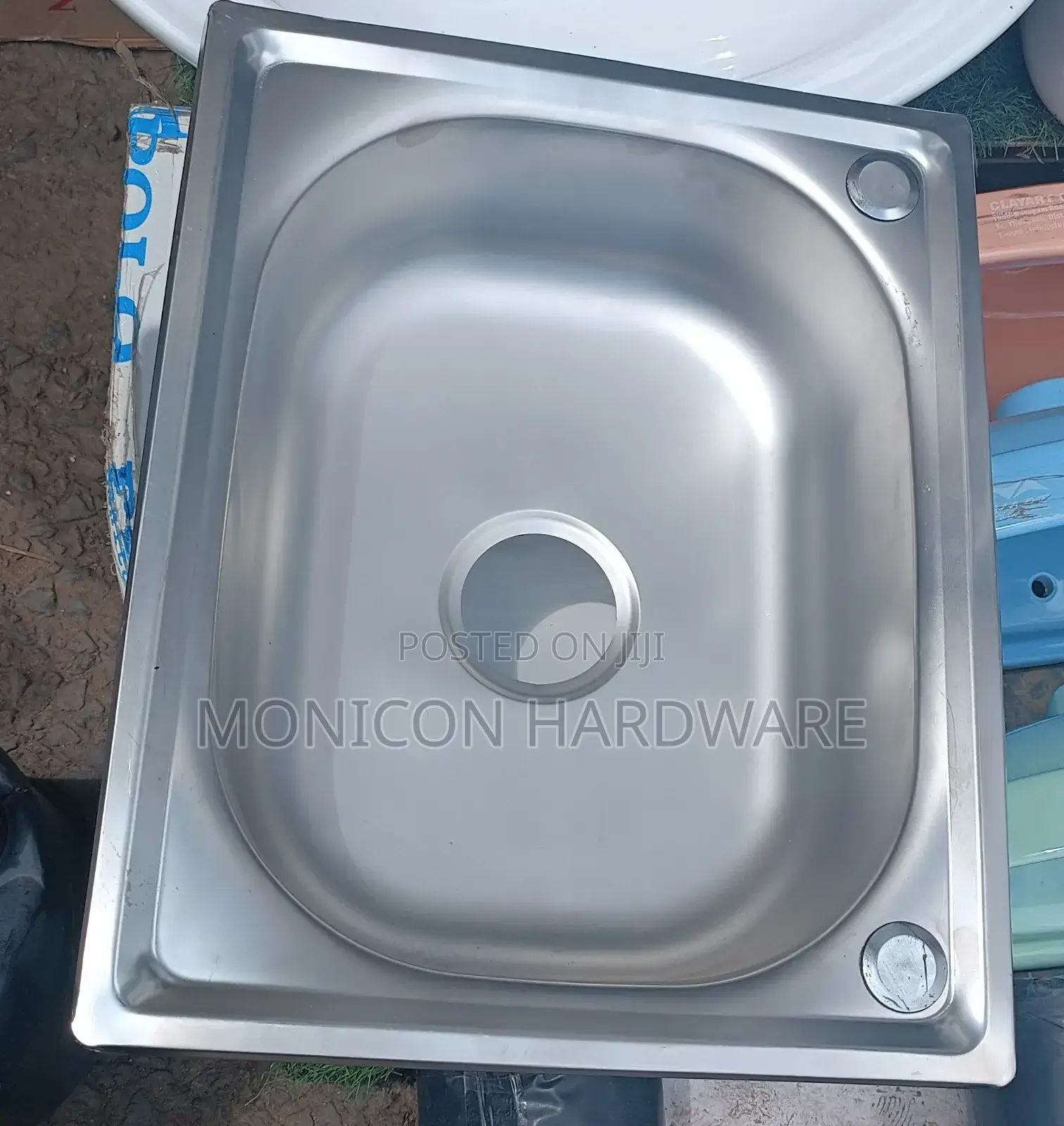 Kitchen Sink-With Tap Holes