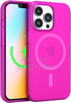 Felony Neon Pink Crystal Clear Case for iPhone 13 Pro Max