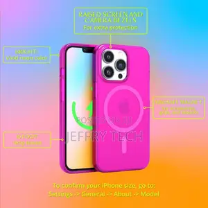 Felony Neon Pink Crystal Clear Case for iPhone 13 Pro Max
