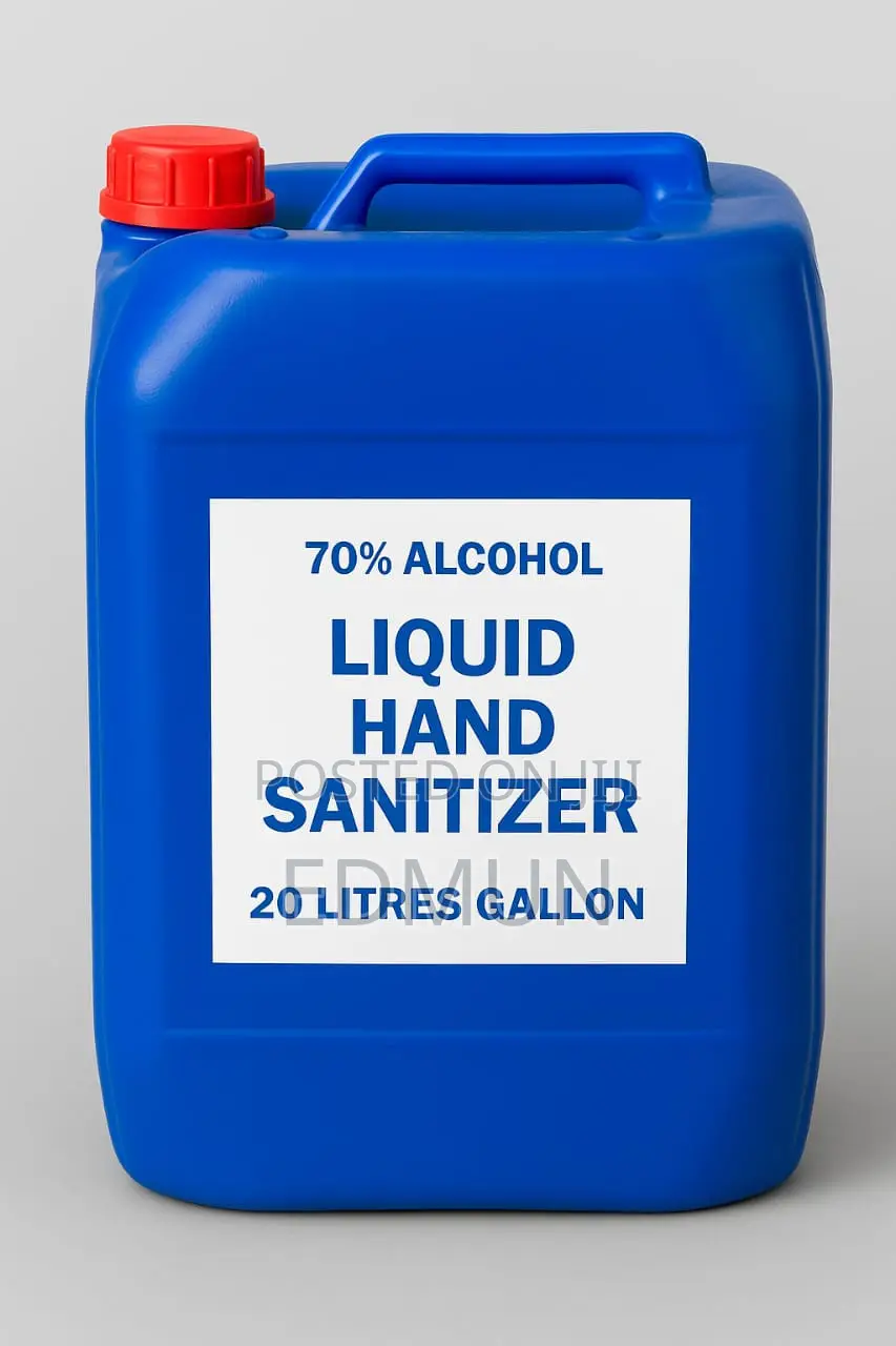 Liquid Hand Sanitizer Kenya- 70% Alcohol Sanitizer 20 Liters