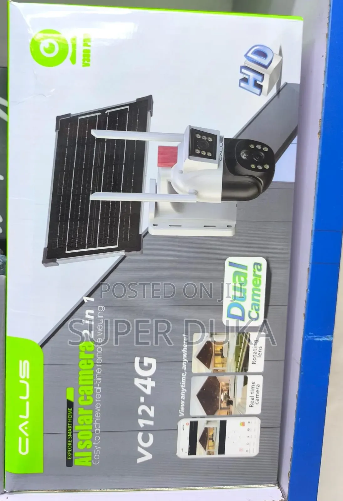 Wireless Ai Solar Camera.4g.Cloud Storage/Sd. .Night Vision