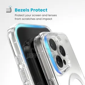 Speck Presidio Clear/Chrome iPhone 16 Pro Max Magsafe Case