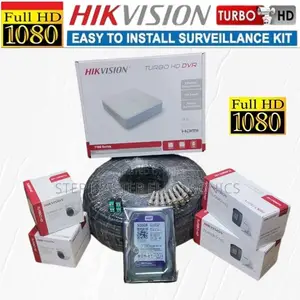 Night Vision Hikvision 4 1080p 2mp CCTV Cameras Full Package