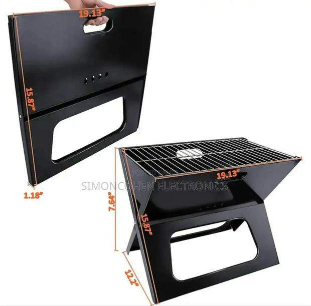 Heavy Portable Barbecue Charcoal Grill X-Type - thumbnail 2