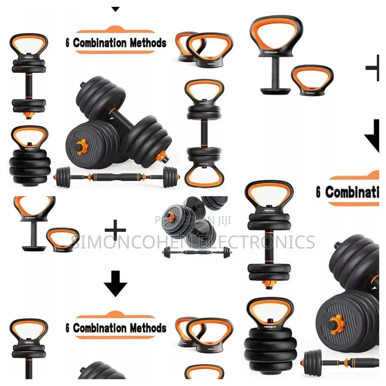 6in1 Adjustable Kettle Bell Weights