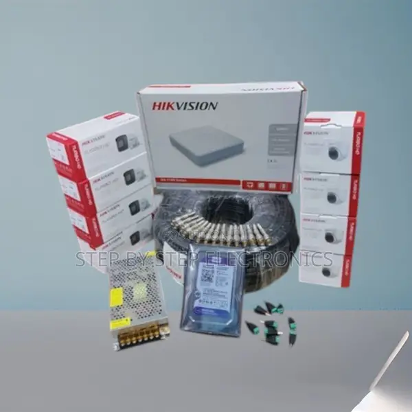 Real Time Capture Hikvision 8 1080p CCTV Cameras Full Kit