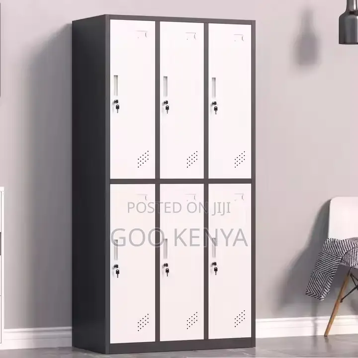 Office Cabinet ; Breathable Hole Cabinet With 9 Doors