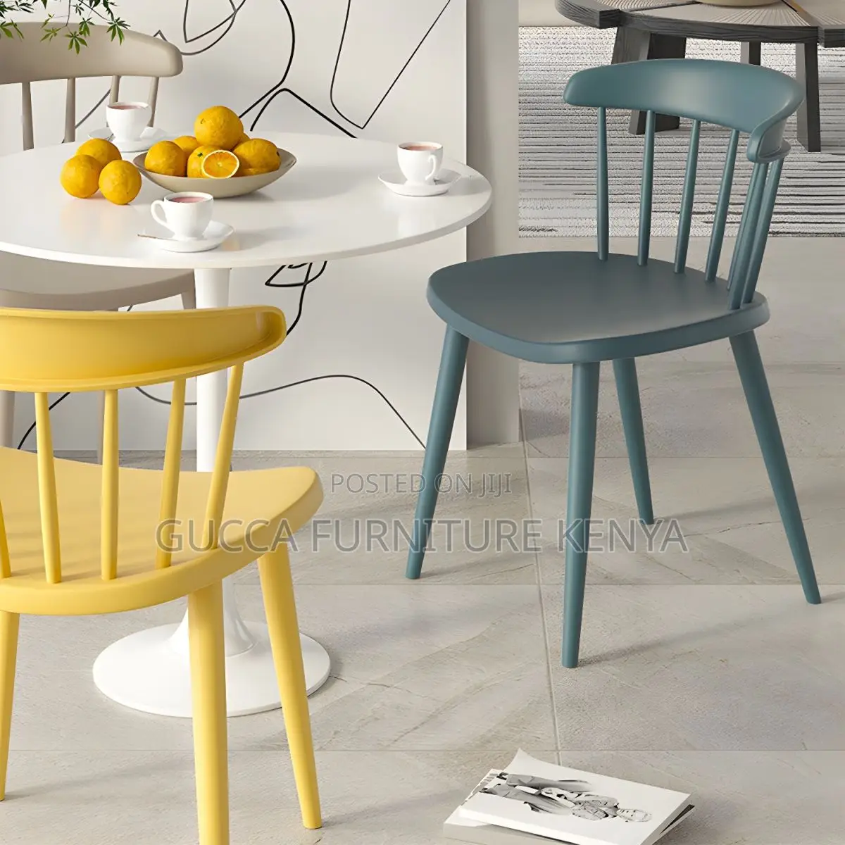 Office Chair: Farmhouse-Style Side Chair for Dining Area