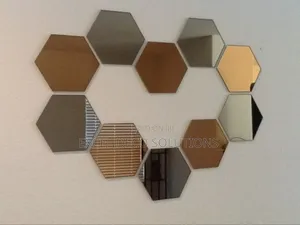 "Tiny Hex Mirror Tiles"