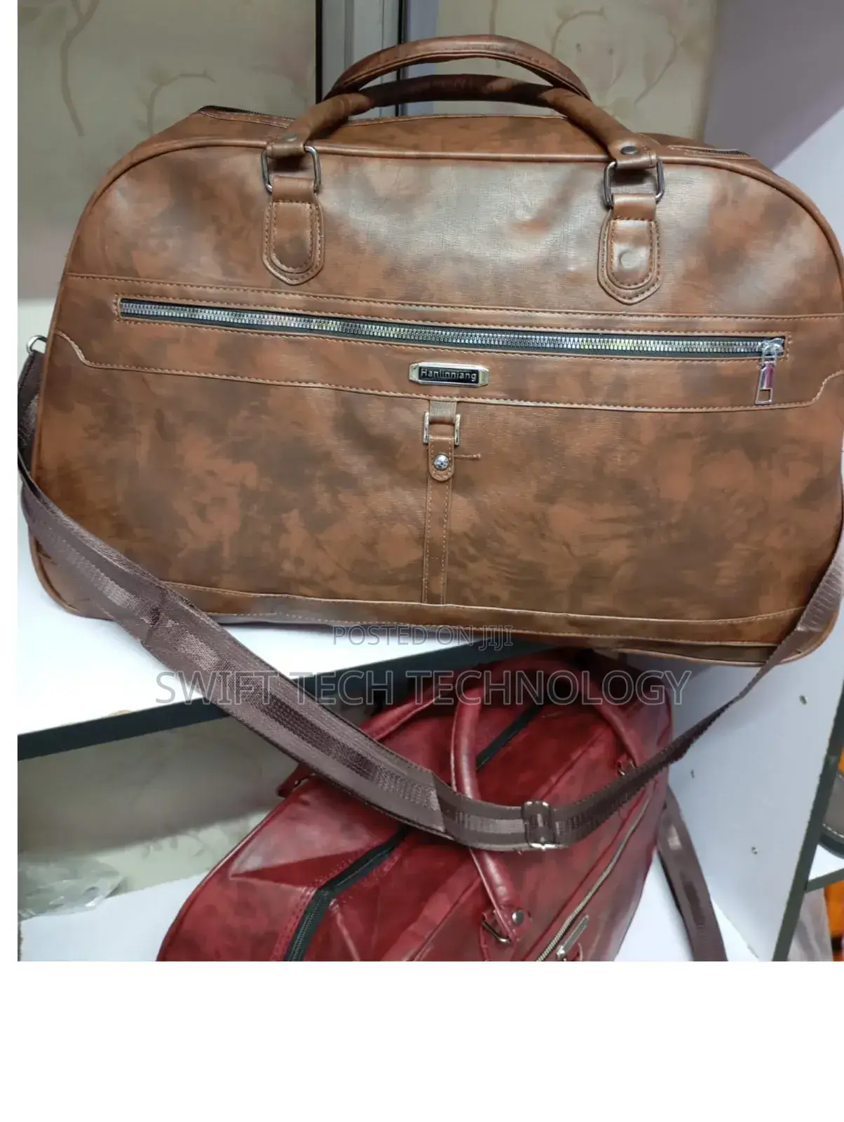 Travel Duffle Bag Leather Bag /