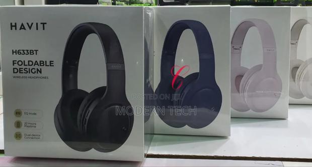 Havit H633bt Foldable Powerful Bass RGB Bluetooth Headsets - main view