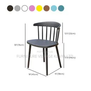 Office Chair: Vintage-Inspired Armless Spindle Dining Chair