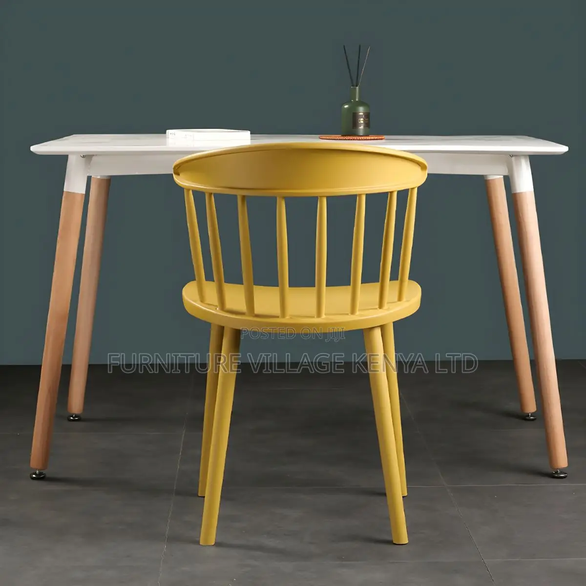 Office Chair: Vintage-Inspired Armless Spindle Dining Chair