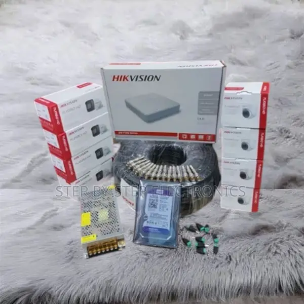 Smart Ir Hikvision 8 Full Hd 1080p CCTV Cameras Full Package